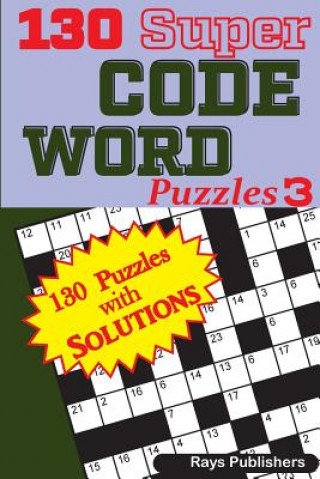 Book 130 Super Code Word Puzzles Rays Publishers
