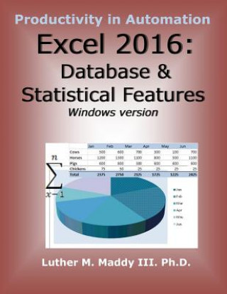 Kniha Excel 2016: Database and Statistical Features Dr Luther M Maddy III