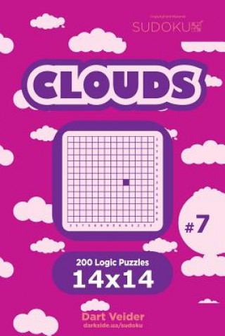 Książka Sudoku Clouds - 200 Logic Puzzles 14x14 (Volume 7) Dart Veider