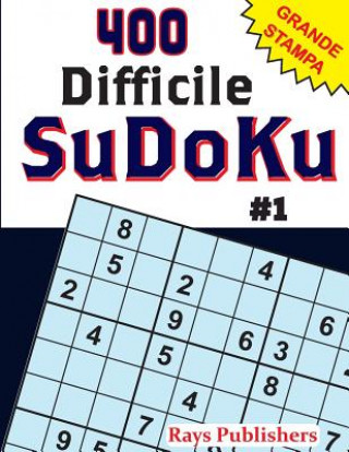 Könyv 400 Difficile-SuDoKu #1 Rays Publishers