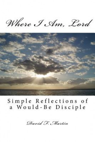 Carte Where I Am, Lord: Simple Reflections of a Would-Be Disciple David F Martin