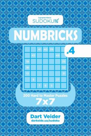 Книга Sudoku Numbricks - 200 Hard to Master Puzzles 7x7 (Volume 4) Dart Veider