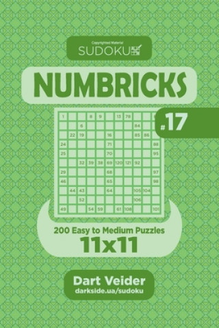 Buch Sudoku Numbricks - 200 Easy to Medium Puzzles 11x11 (Volume 17) Dart Veider