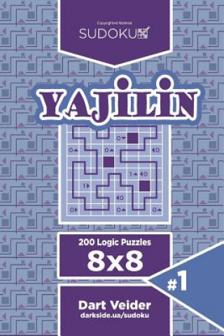 Book Sudoku Yajilin - 200 Logic Puzzles 8x8 (Volume 1) Dart Veider