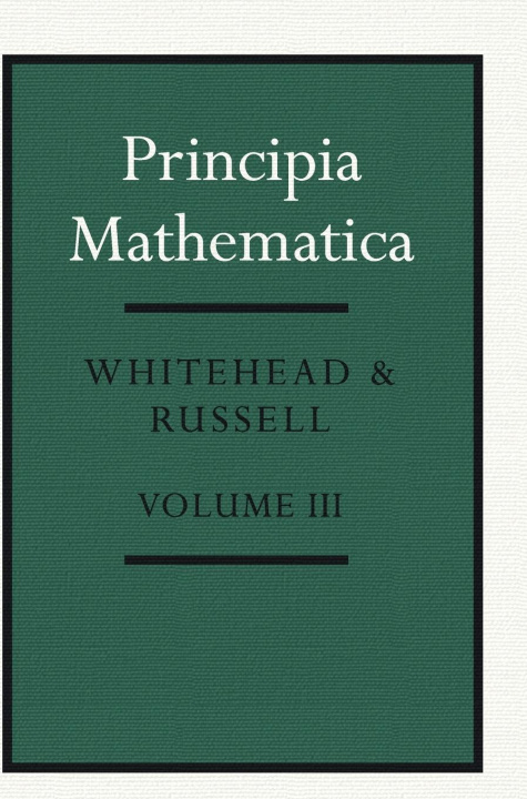 Boek Principia Mathematica ALFRED NO WHITEHEAD