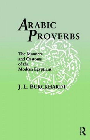 Knjiga Arabic Proverbs J. L. Burckhardt
