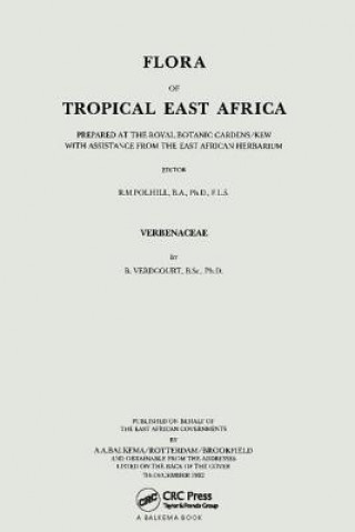 Carte Flora of Tropical East Africa - Verbenaceae (1992) B. Verdcourt