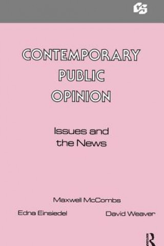 Kniha Contemporary Public Opinion Maxwell Mc Combs