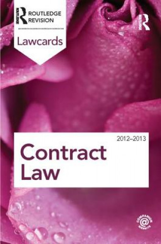 Carte Contract Lawcards 2012-2013 Routledge