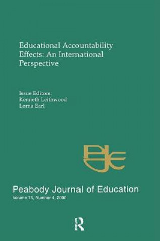 Book Educational Accountability Effects Kenneth Leithwood