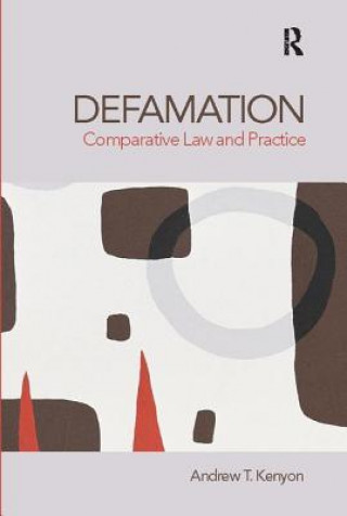 Book Defamation Andrew Kenyon