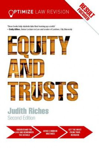Könyv Optimize Equity and Trusts Judith Riches
