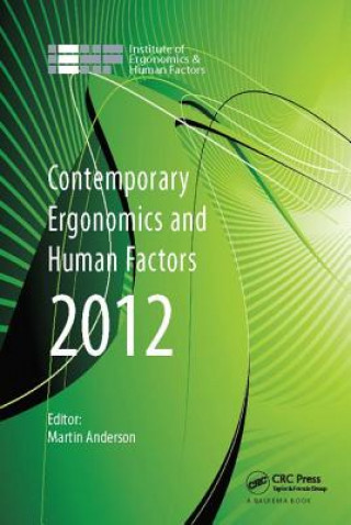 Książka Contemporary Ergonomics and Human Factors 2012 
