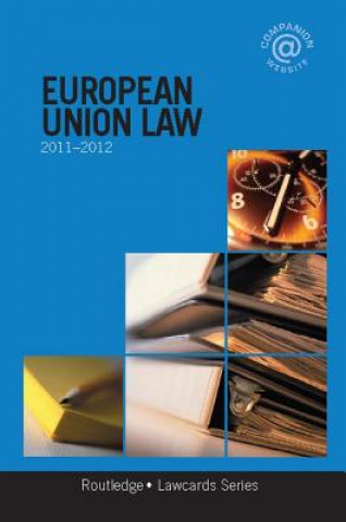 Kniha European Union Lawcards 2011-2012 Routledge