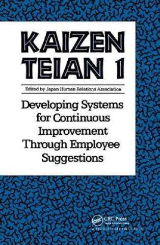 Könyv Kaizen Teian 1 Productivity Press Development Team