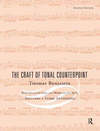 Knjiga Craft of Tonal Counterpoint Thomas Benjamin