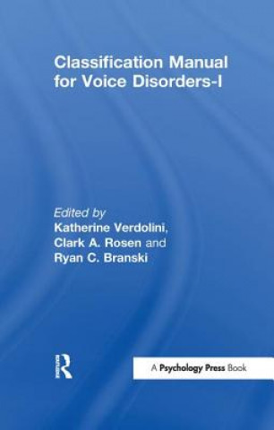 Knjiga Classification Manual for Voice Disorders-I Clark A. Rosen