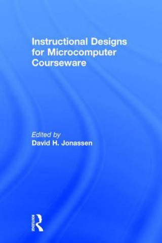 Buch Instruction Design for Microcomputing Software David Jonassen