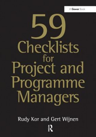 Kniha 59 Checklists for Project and Programme Managers Rudy Kor