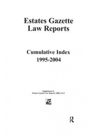 Knjiga EGLR 2004 Cumulative Index Barry Denyer-Green