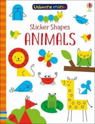 Kniha Sticker Shapes Animals SAM SMITH