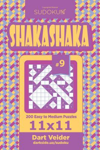 Carte Sudoku Shakashaka - 200 Easy to Medium Puzzles 11x11 (Volume 9) Dart Veider