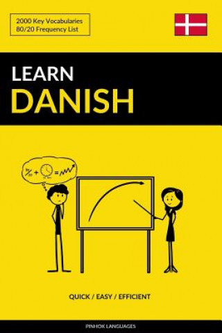 Könyv Learn Danish - Quick / Easy / Efficient Pinhok Languages