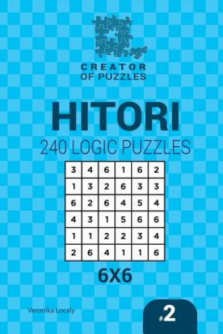 Könyv Creator of puzzles - Hitori 240 Logic Puzzles 6x6 (Volume 2) Veronika Localy