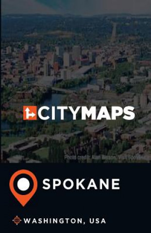 Carte City Maps Spokane Washington, USA James McFee
