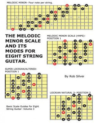 Buch The Melodic Minor Scale and its Modes for Eight String Guitar Rob Silver