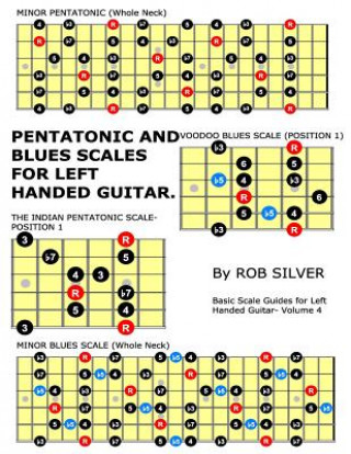 Carte Pentatonic and Blues Scales for Left Handed Guitar Rob Silver