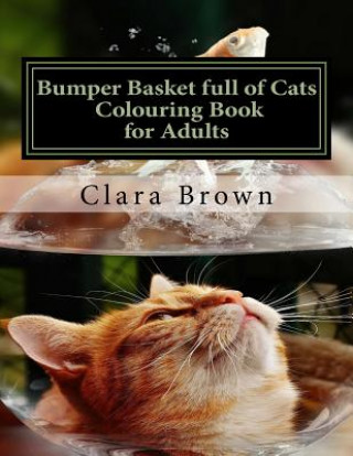 Kniha Bumper Basket full of Cats Colouring Book for Adults: Art Therapy for Adults Clara E Brown