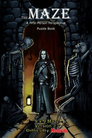Carte The Maze: A First-Person Perspective Puzzle Book Moderate 9x9 Version #3 Brad Hough