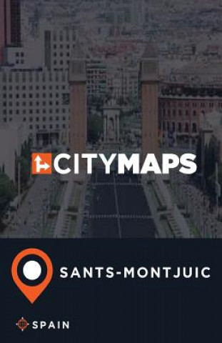 Carte City Maps Sants-Montjuic Spain James McFee