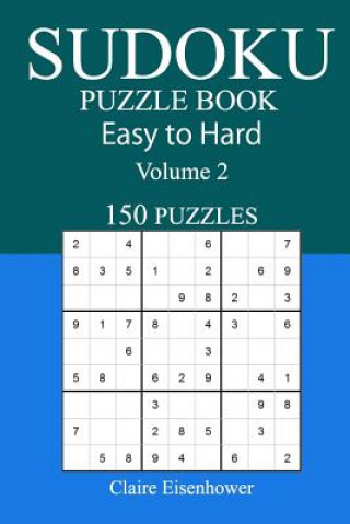 Книга 150 Easy to Hard Sudoku Puzzle Book Claire Eisenhower