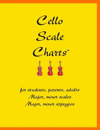 Carte Cello Scale Charts: For students, parents, adults; major and minor scales and arpeggios John A Sarkett