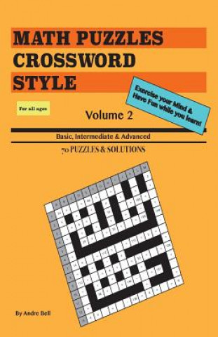 Carte Math Puzzles Crossword Style Vol. 2 (travel size) Andre Bell