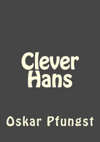 Carte Clever Hans Oskar Pfungst
