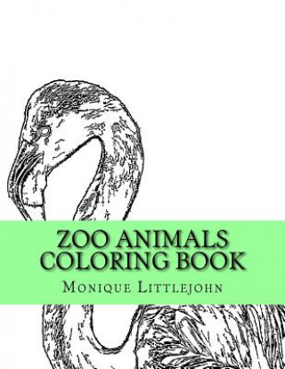 Książka Zoo Animals Coloring Book Monique Littlejohn