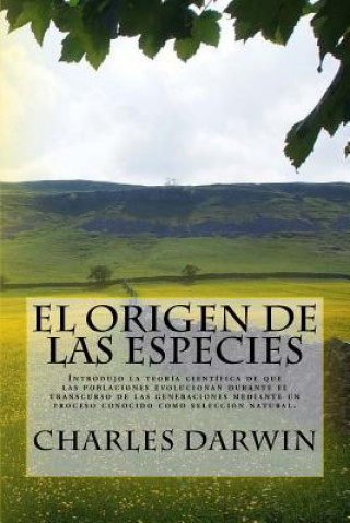 Kniha El Origen de las Especies (Spanish) Edition Charles Darwin