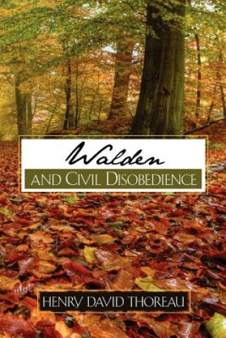 Kniha Walden and Civil Disobedience Henry David Thoreau
