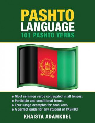 Könyv Pashto Language: 101 Pashto Verbs Khaista Adamkhel