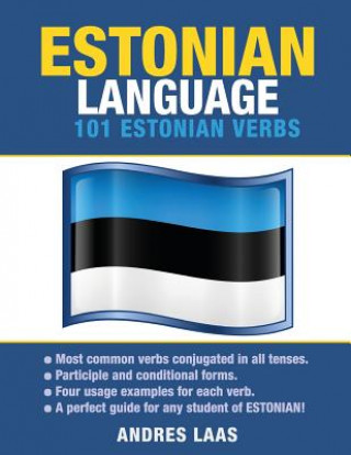 Kniha Estonian Language: 101 Estonian Verbs Andres Laas