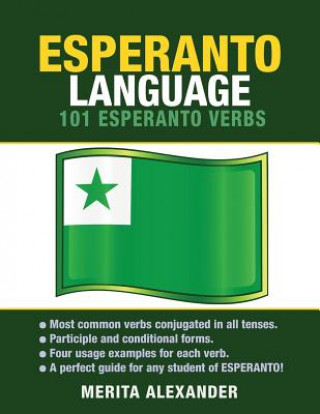 Kniha Esperanto Language: 101 Esperanto Verbs Merita Alexander