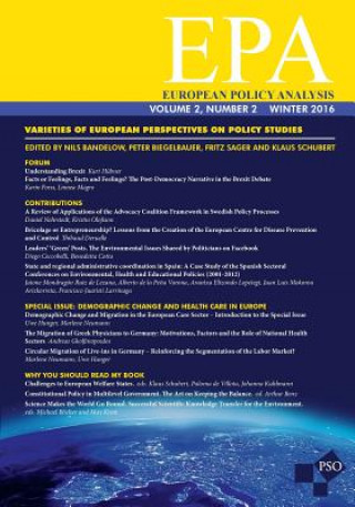 Knjiga European Policy Analysis 2.2, Fall 2016 Nils Bandelow