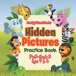 Książka Hidden Pictures Practice Book PreK-Grade K - Ages 4 to 6 Prodigy