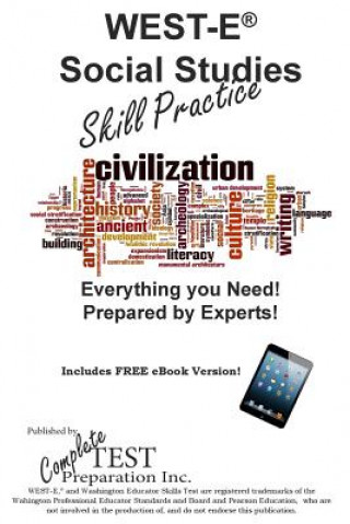 Könyv WEST-E Social Studies Skill Practice Complete Test Preparation Inc