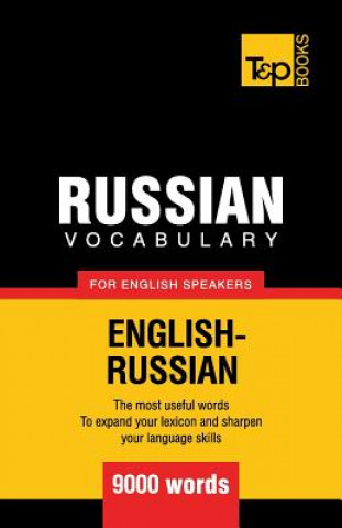 Könyv Russian vocabulary for English speakers - 9000 words Andrey Taranov