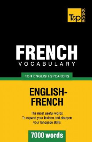 Könyv French vocabulary for English speakers - 7000 words Andrey Taranov