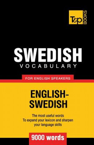 Könyv Swedish vocabulary for English speakers - 9000 words Andrey Taranov
